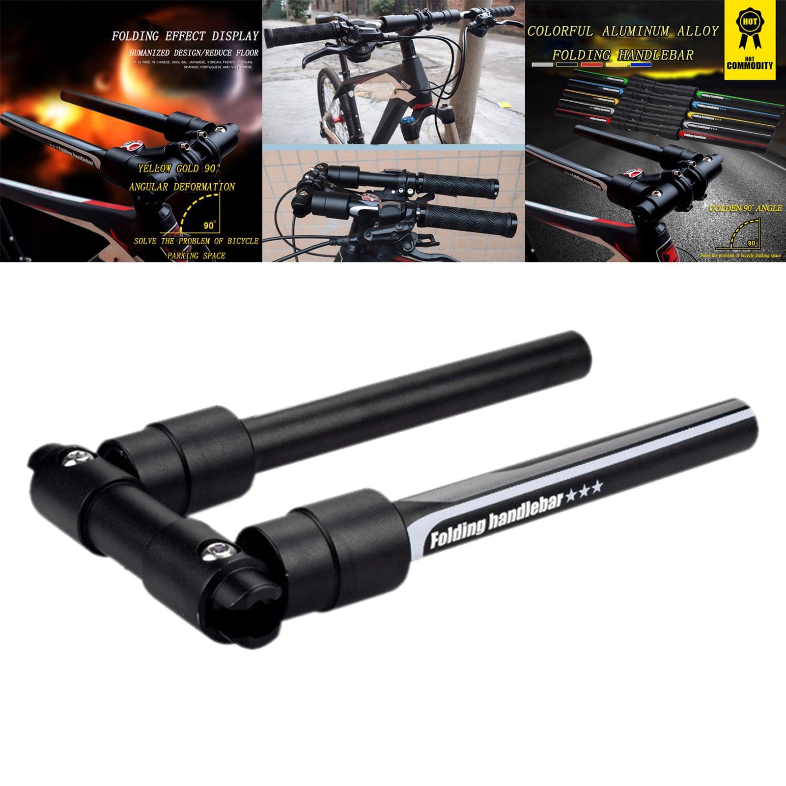 折りたたみ自転車 黒 ハンドル装飾付き ミディ MID206-A – DAIWA CYCLE オンラインストア